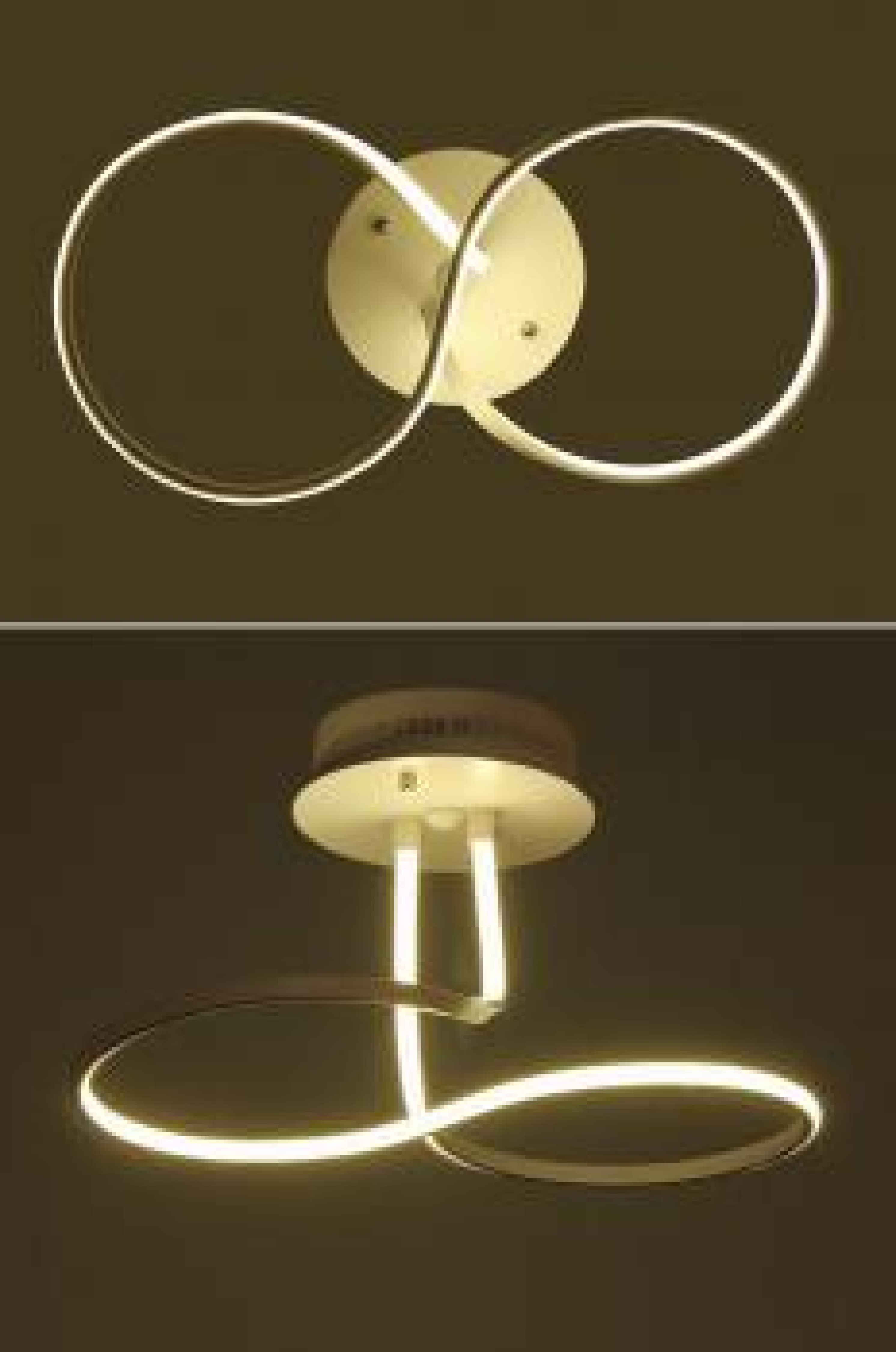 Woward 42W Premium Design Deckenlampe WOW-7448 | Lichtfarbe und Helligkeit dimmbar